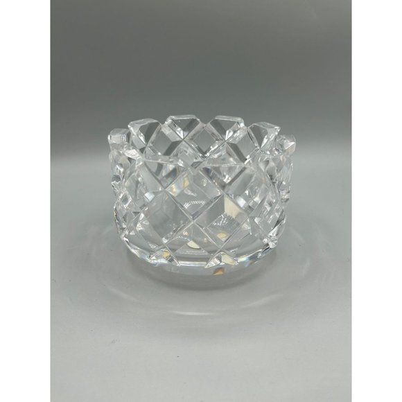 Orrefors Sweden Small Crystal Bowl Dish Scalloped Edges "Sofiero" GUNNAR CYRÉN - Picture 2 of 12